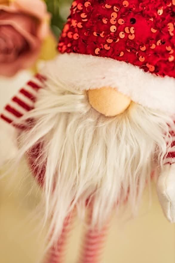 Christmas Glam Gonk Sparkle - Red Standing