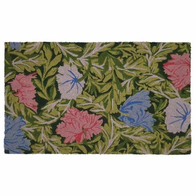 Printed Coir Doormats Floral 45X75 cm