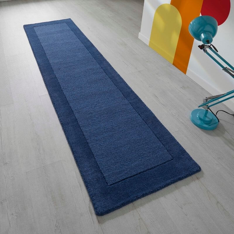 Colours Bordered Rug – Handmade Wool Rug