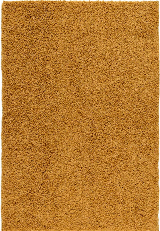 Shaggy Collection Shaggy Rugs in Gold | 380go
