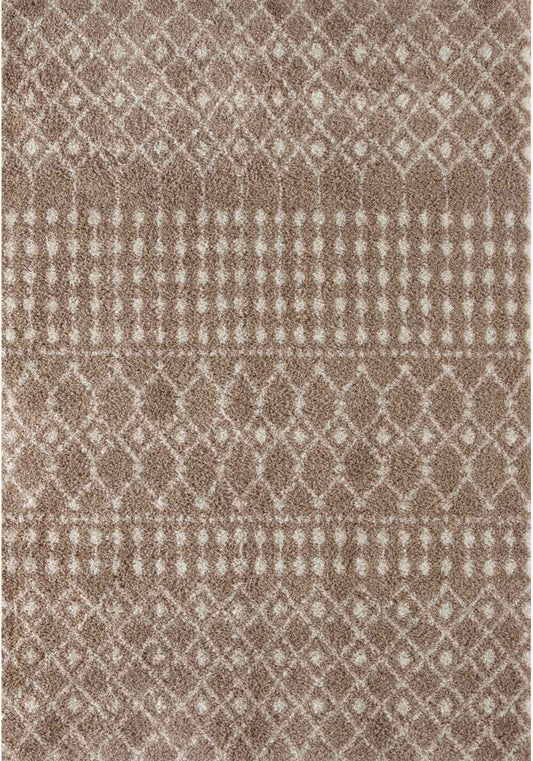 Moroccan Beige Shaggy Rug | 1020