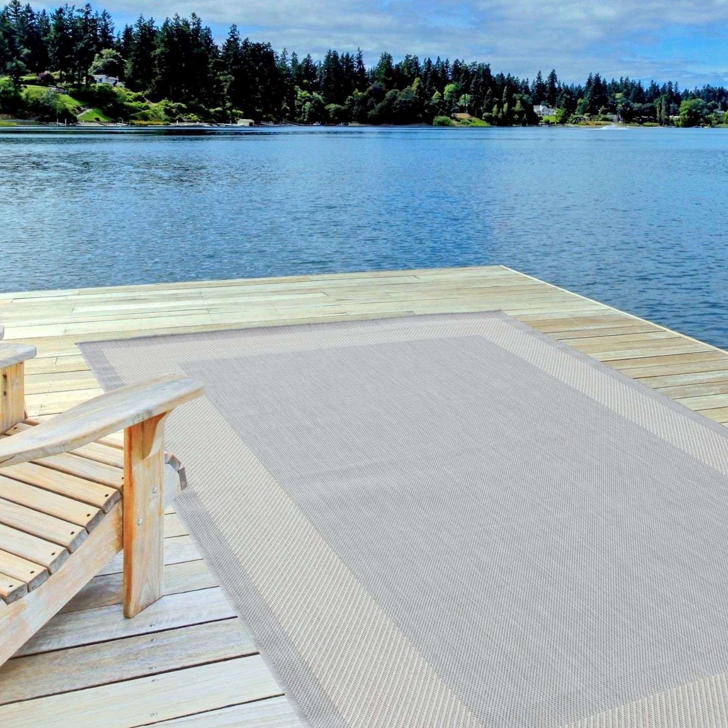 Ecology Outdoor Rug Grey | 200g