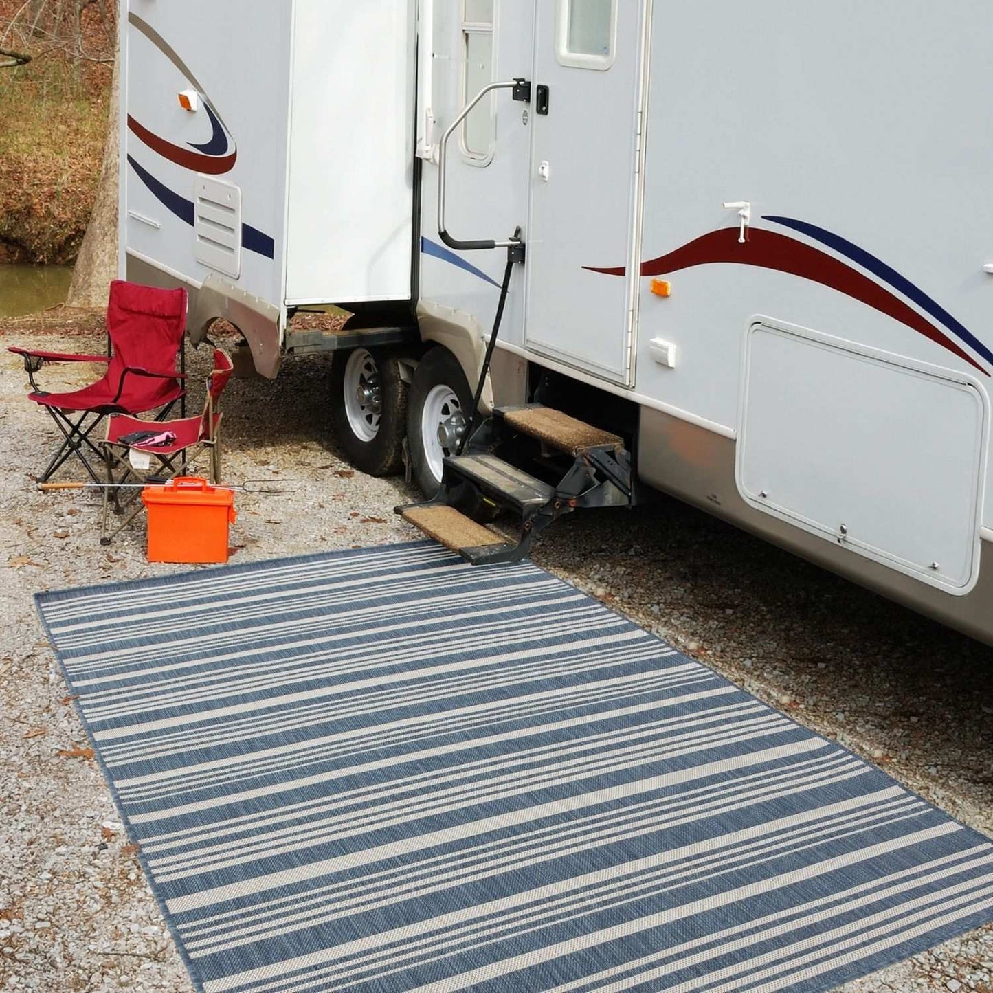 Ecology Outdoor Rug Blue | 300blu