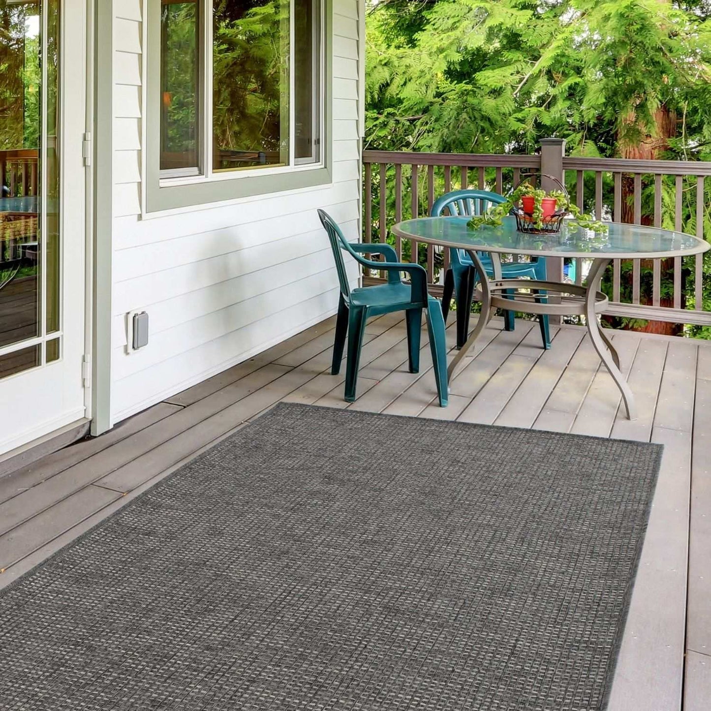 Magic Outdoor Rug Dark Grey | 3610DG