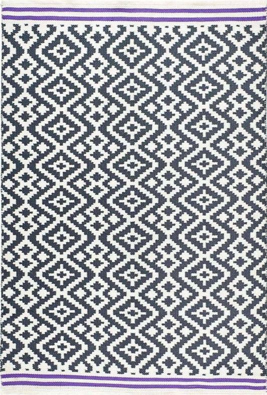 Aztec Warm Grey Outdoor Rug