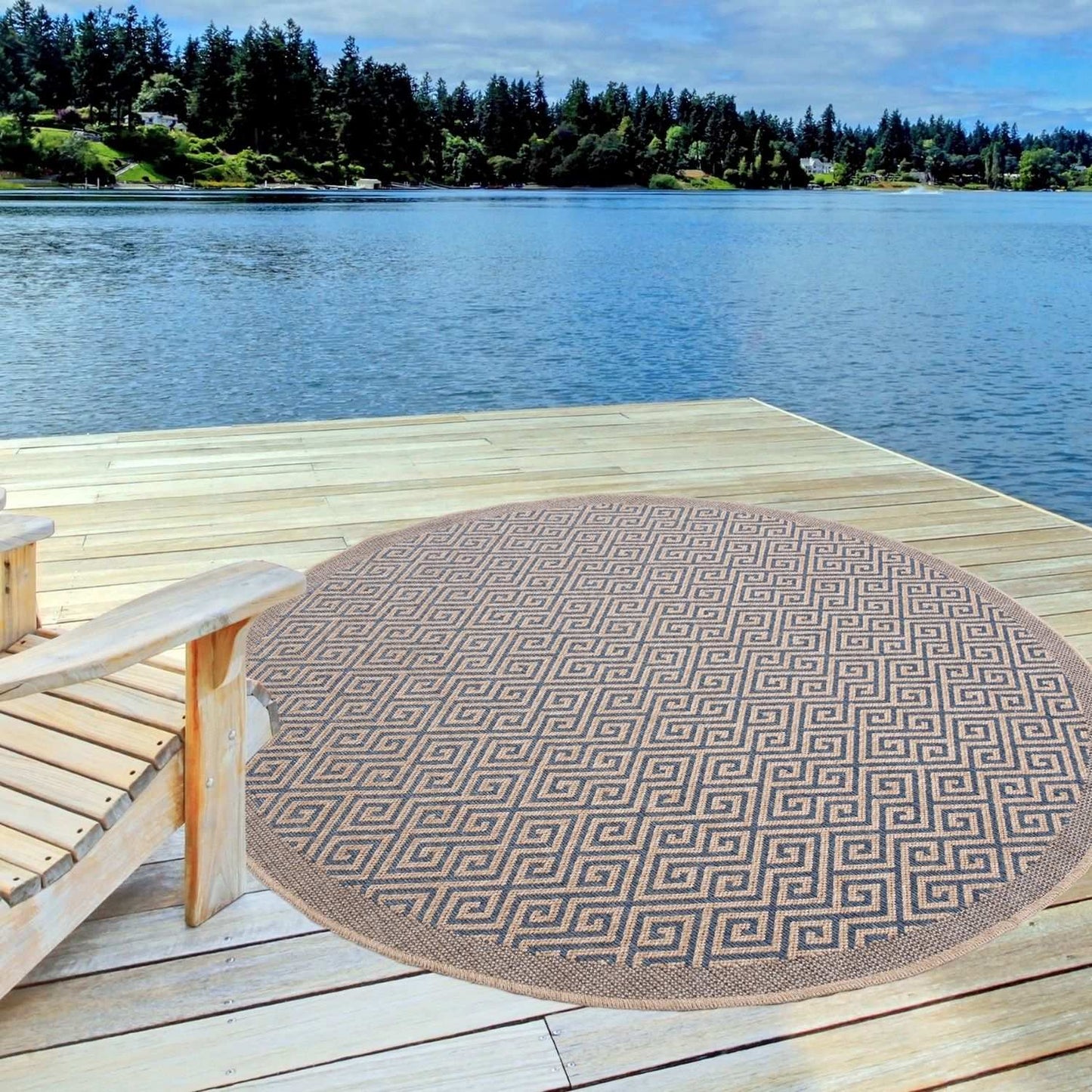 Nature Outdoor Rug Blue | 5100B