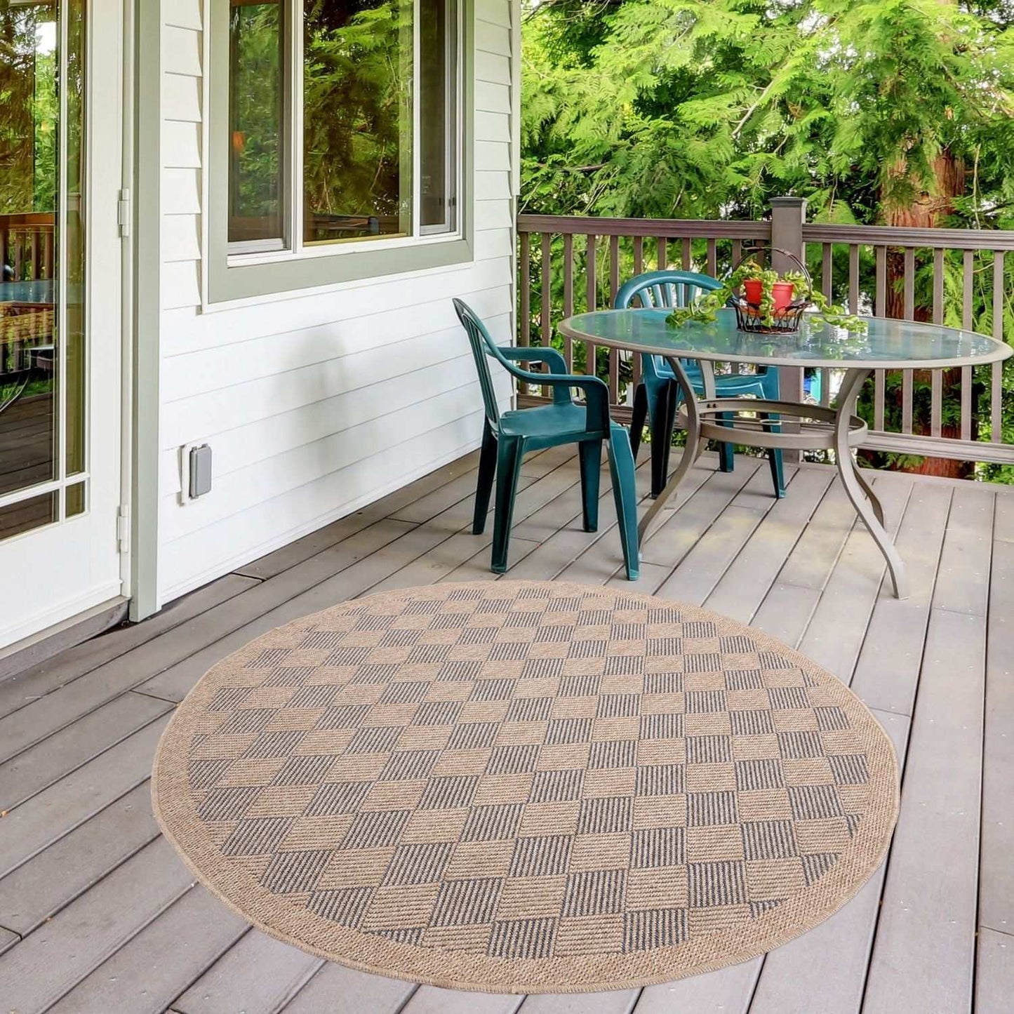 Nature Outdoor Rug Blue | 5300B