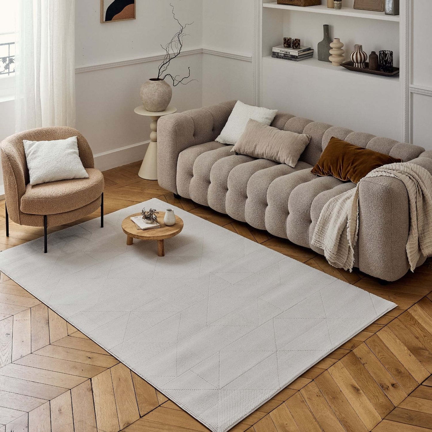 Carmel Cream Rug Abstract | 6000