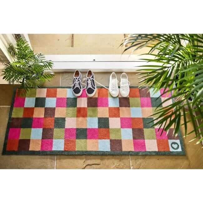 Eco-Friendly Washable Geometric Mat