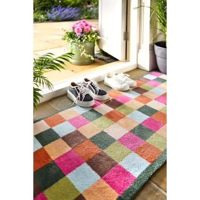Eco-Friendly Washable Geometric Mat