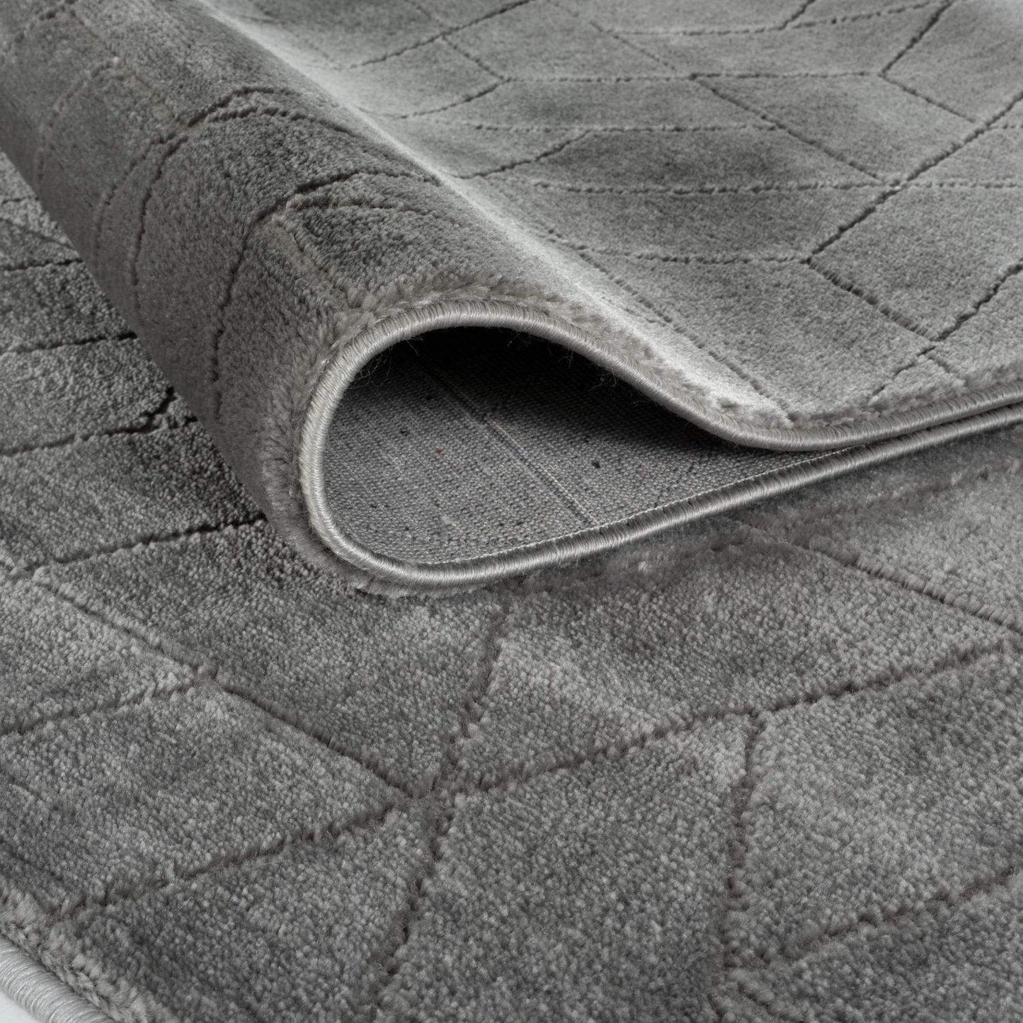 Aura Collection Rug Monolith in Grey