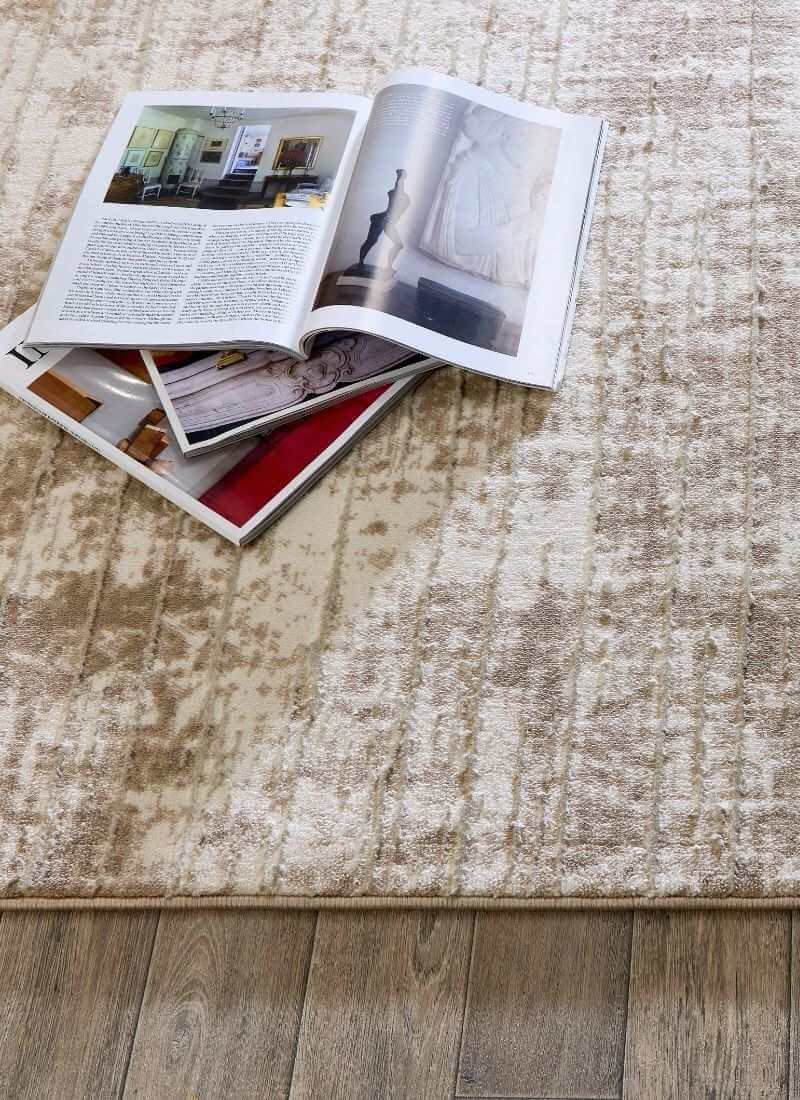 Abstract Stripes & Geometric Pattern | Neutral Tones
