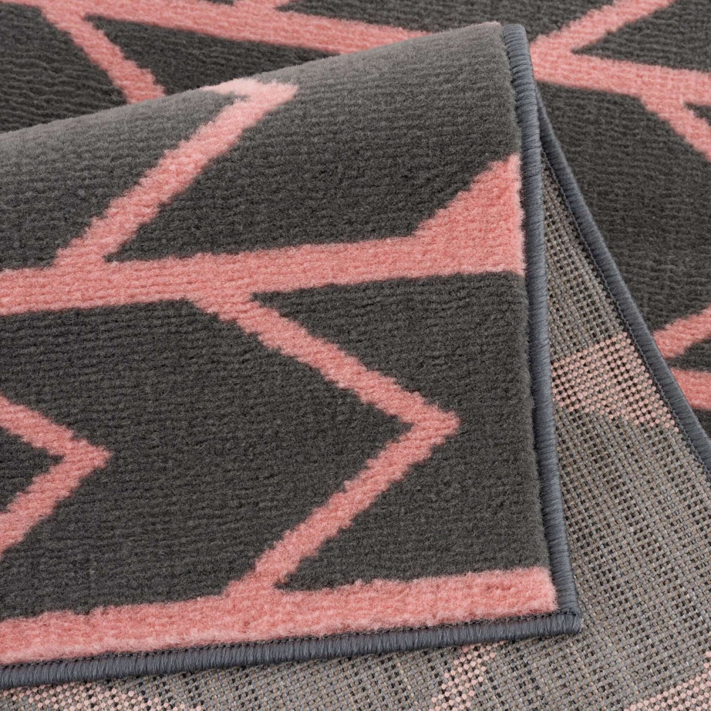 Gustavo Collection Modern Rugs in Pink | 3223p