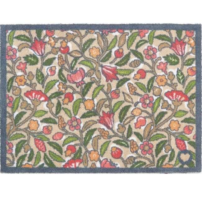 Eco-Friendly Washable Floral Mat