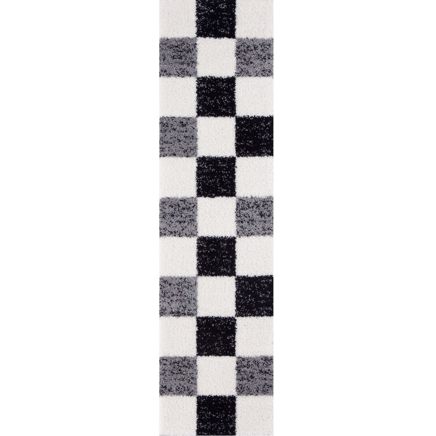 Myshaggy Geometric Grey Rug