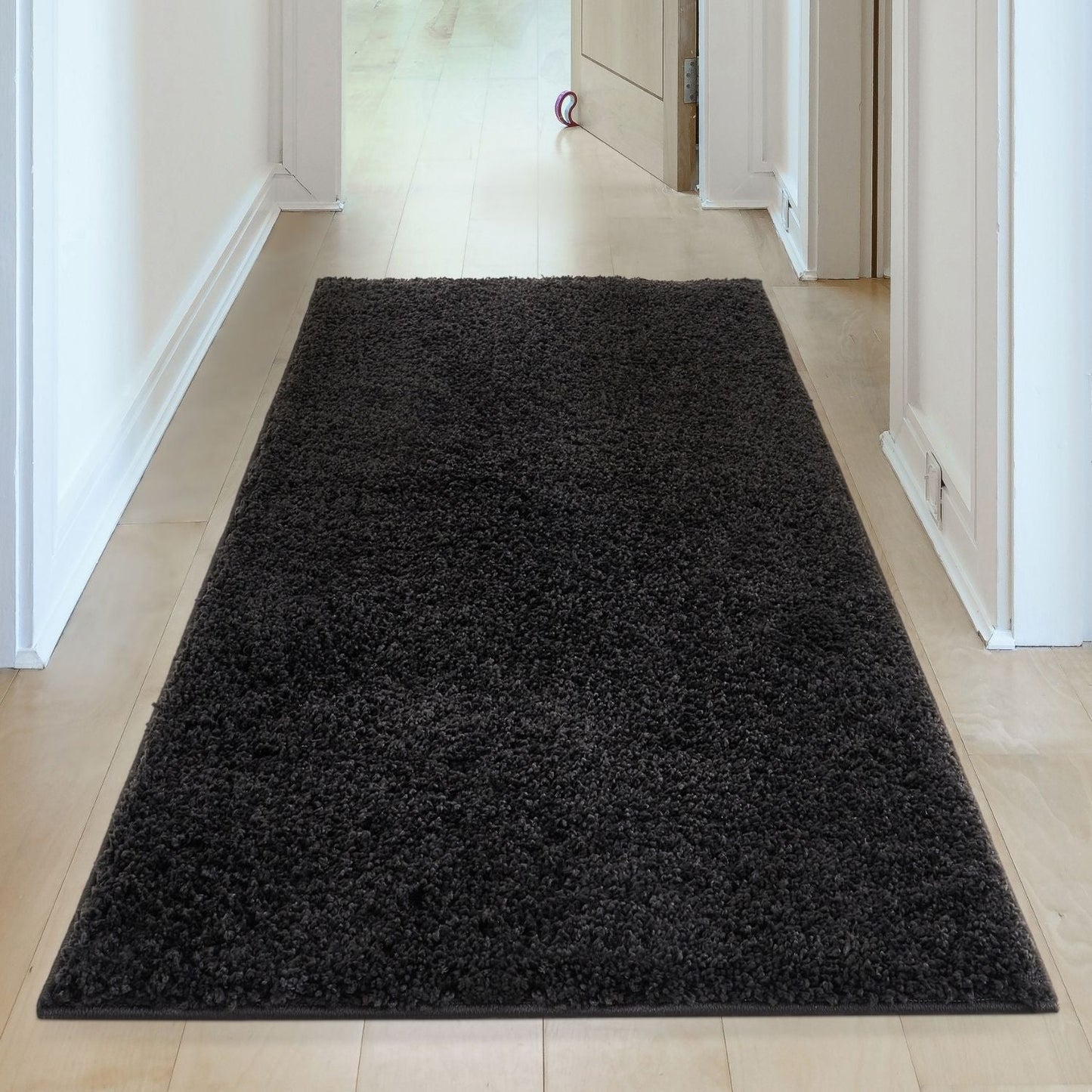Myshaggy Solid Black Rug