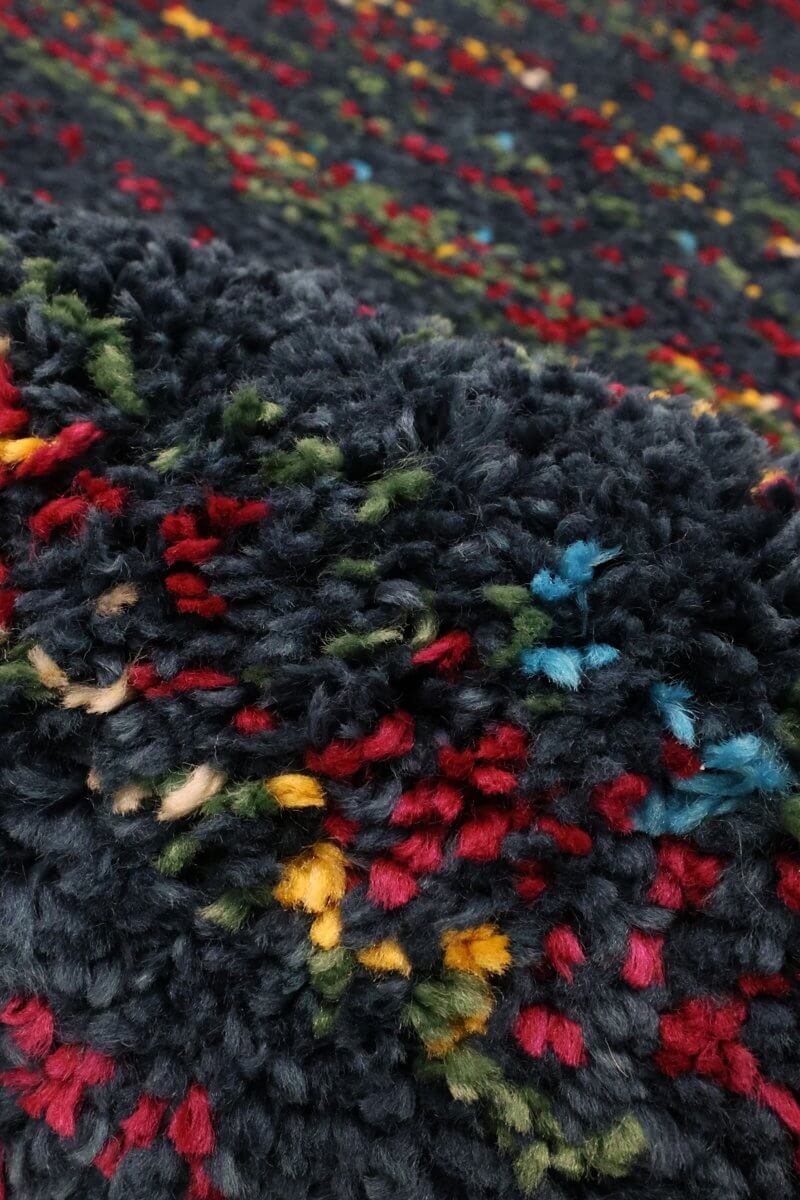 Noble Sherpa Rug – Blue and Red Colours