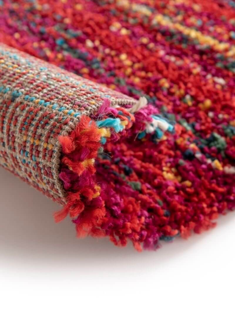 Noble Sherpa Rug – Blue and Red Colours