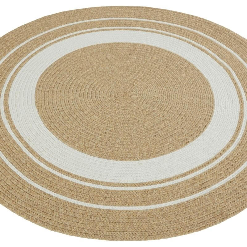 Indoor Outdoor Trenzado Rug – Bordered Plain Design