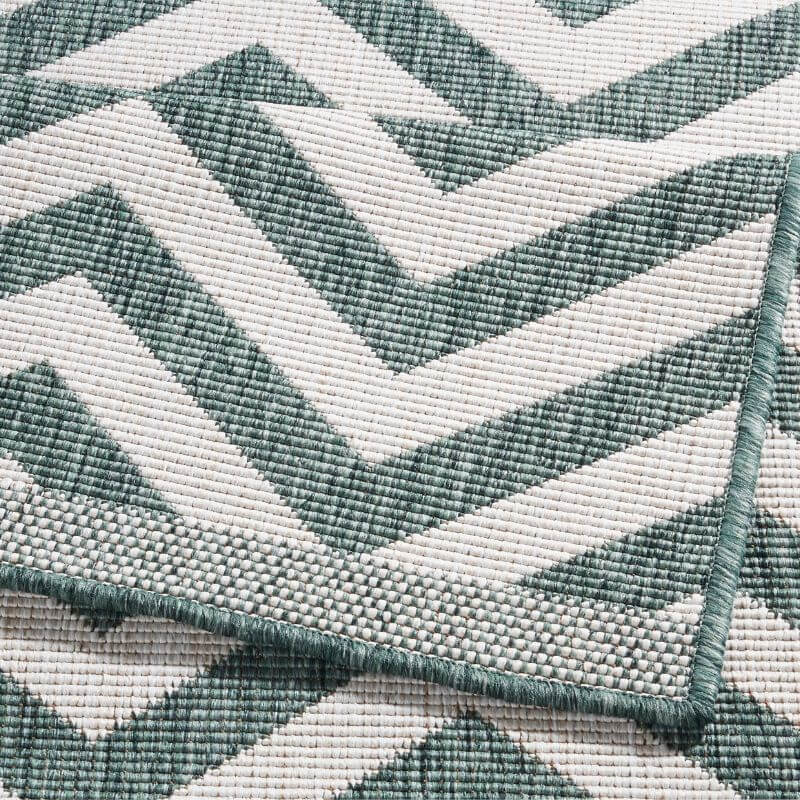 Palma Reversible Indoor-Outdoor Rug Chevron Design