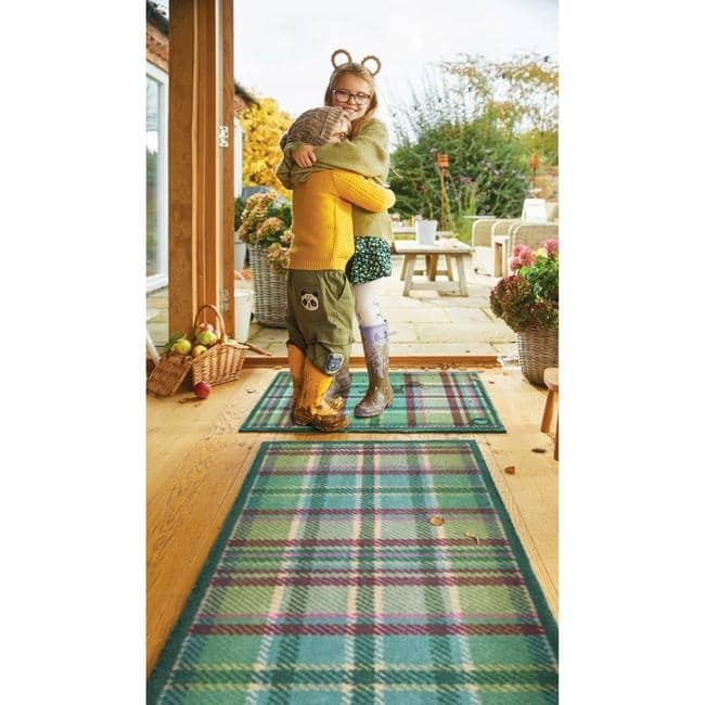 Eco-Friendly Washable Geometric Mat