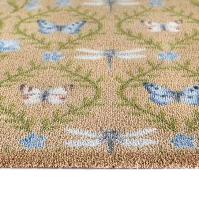 Eco-Friendly Washable Floral Mat