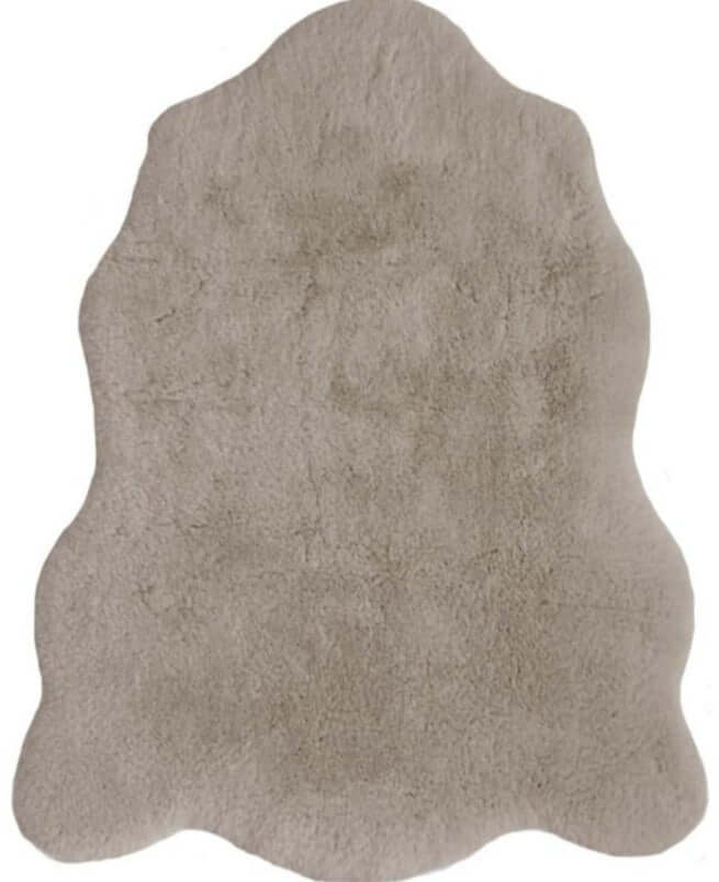 Luxury Natural Faux Fur Rug