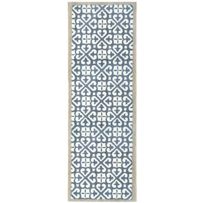 Abstract Washable Mat and Runner
