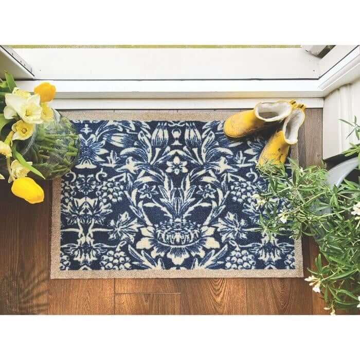 Abstract Washable Mat and Runner