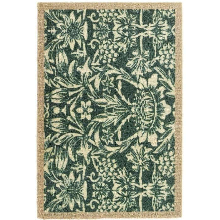 Abstract Washable Mat and Runner