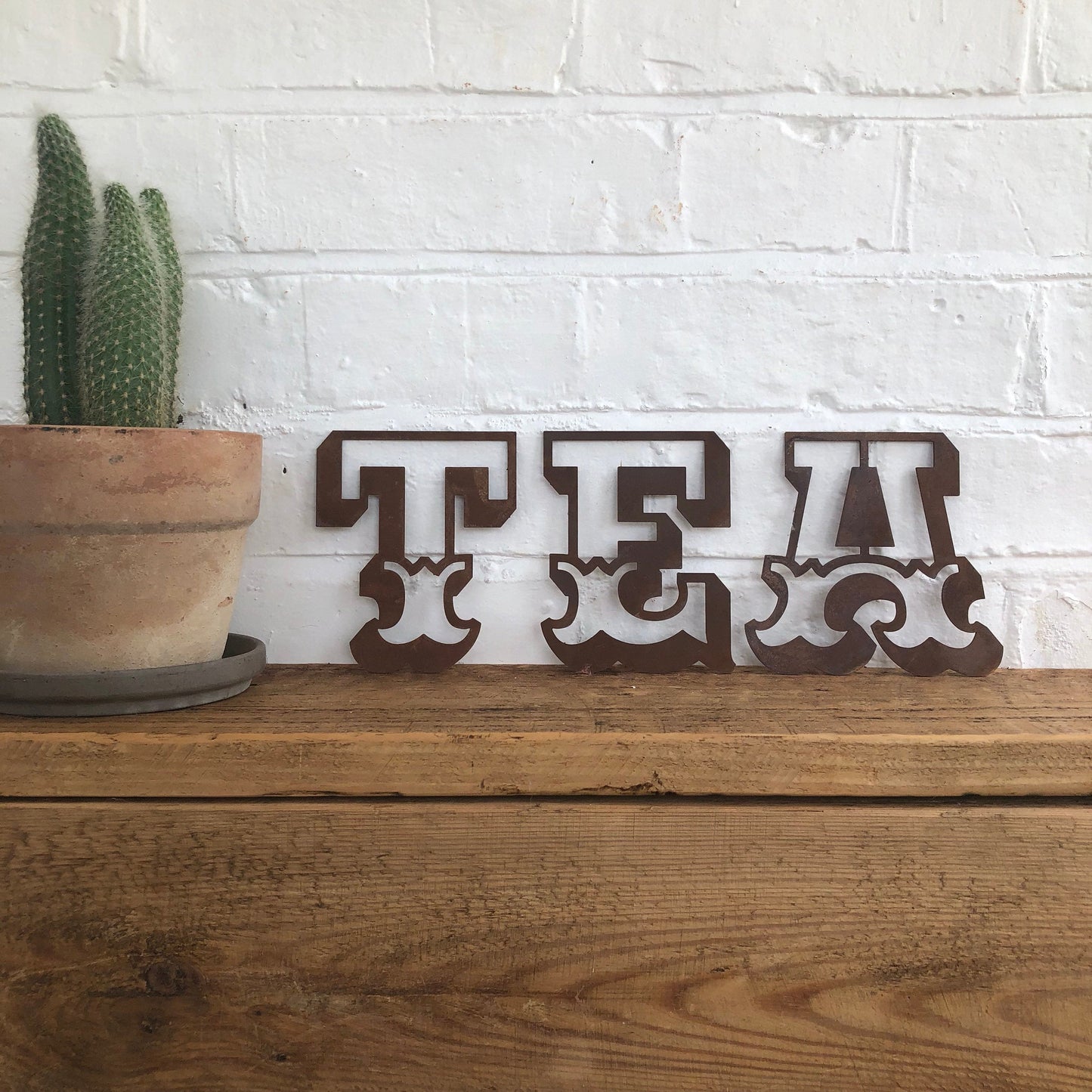 Rusty 5" Carnival Metal Letters A-Z