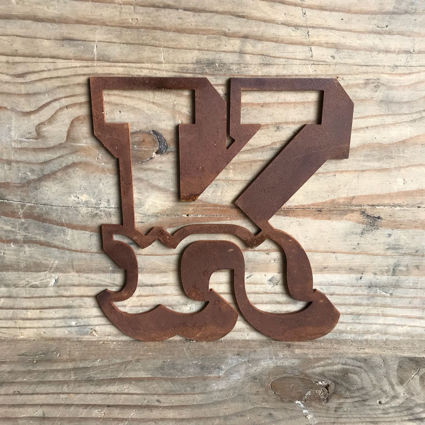 Rusty 5" Carnival Metal Letters A-Z