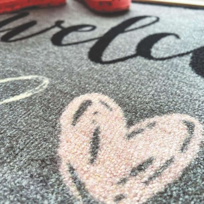 Patterned Washable Mat and Runner