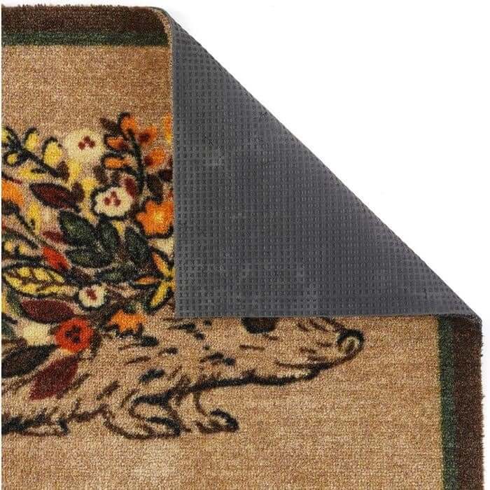 Washable Animal and Flower Themed Mats