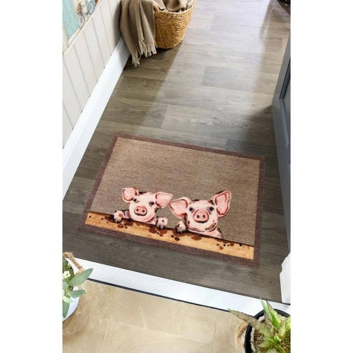 Washable Animal and Flower Themed Mats