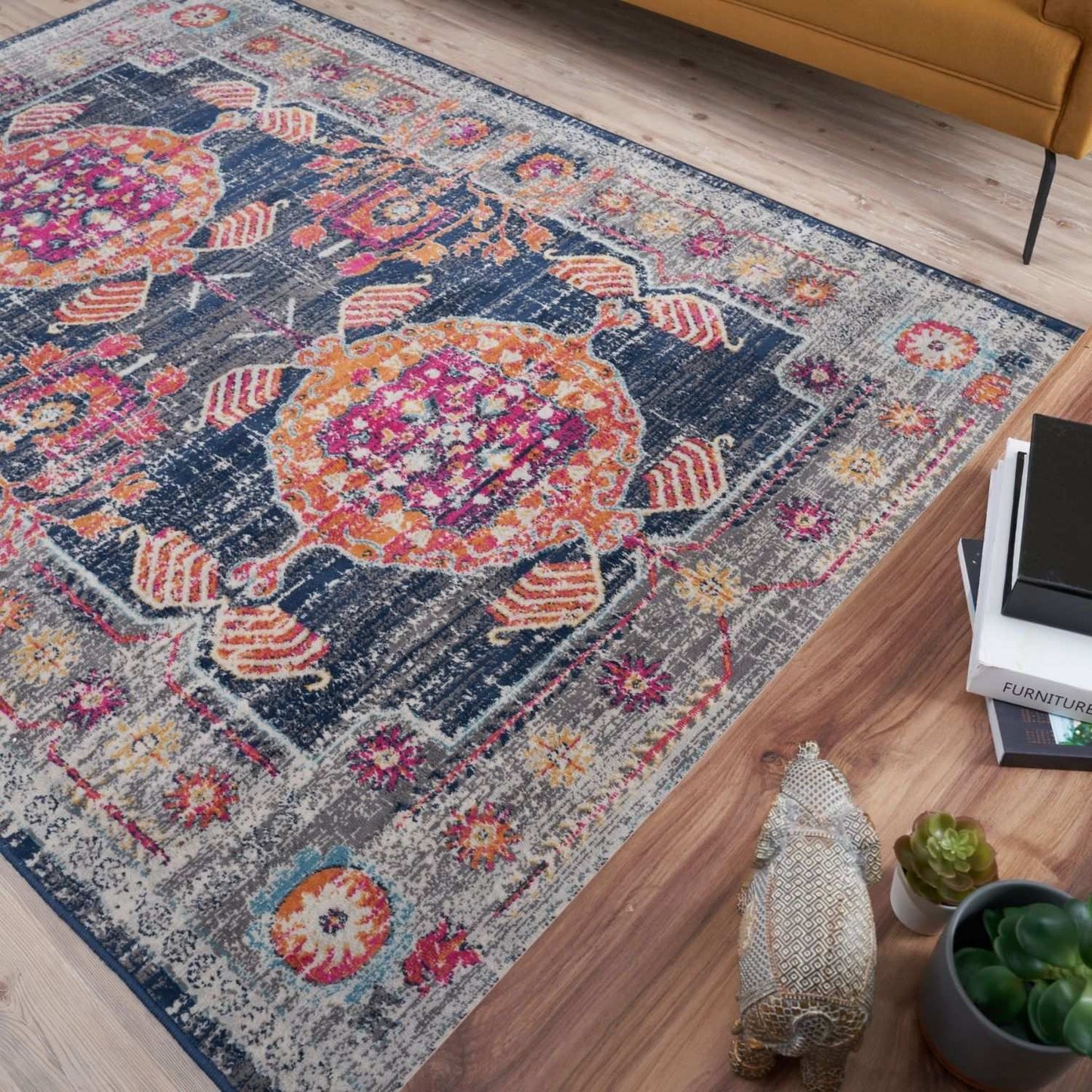 Marrakech Vintage Multicolour Rugs | 400