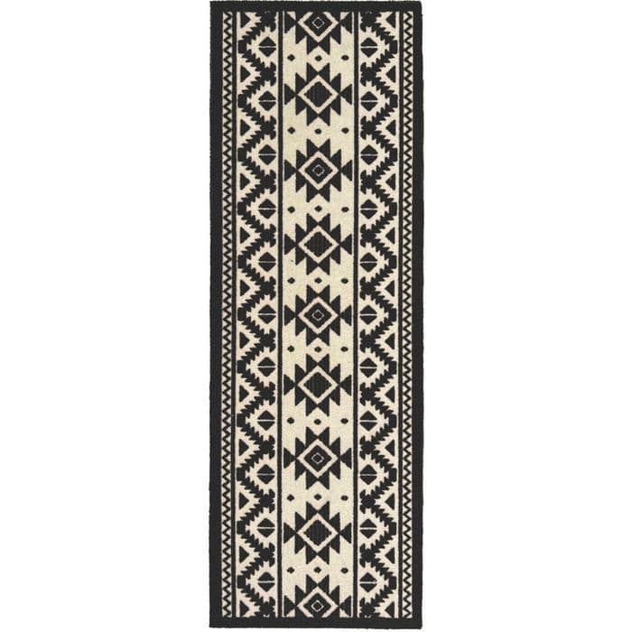 Abstract Washable Mat and Runner